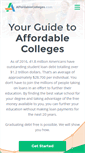 Mobile Screenshot of affordablecolleges.com